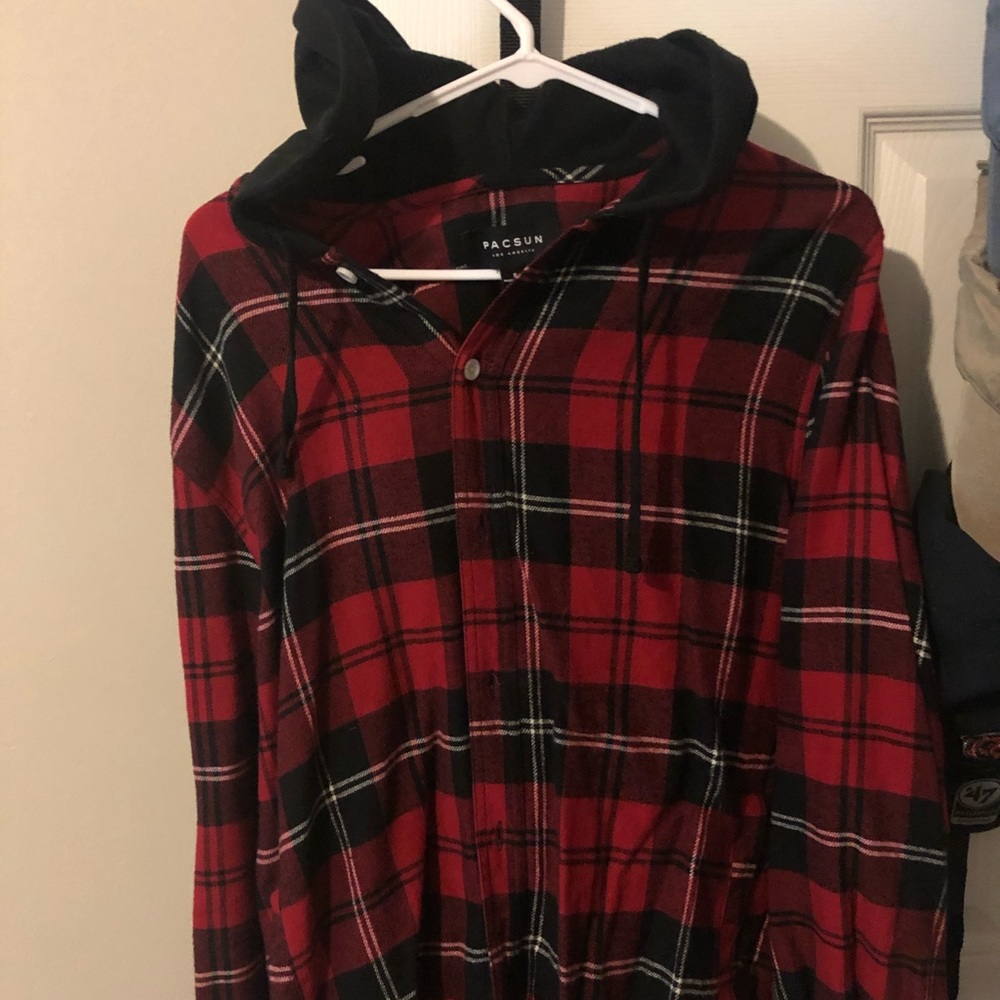 Pacsun hoodie flannel